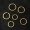 L'or en alliage de zinc a plaqué corrosion ISO9001 antirouille de support de porte-clés l'anti