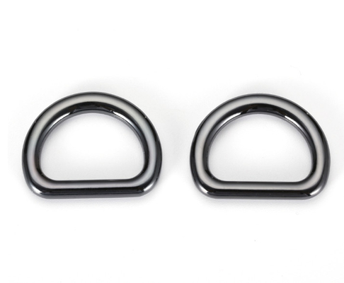 Nickelez la norme de clips D de ceinture d'accessoires d'anneaux de sac à main de couleur