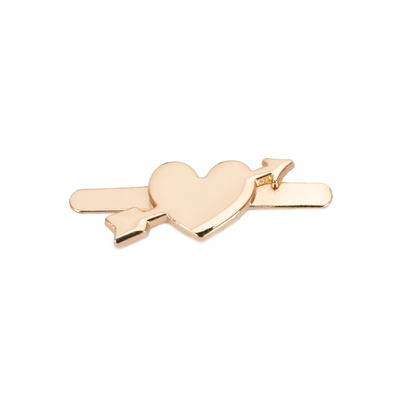 Cupidon coeur flèche forme sac à main serrure matériel sac à main serrure en métal décoratif