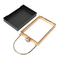 L'embrayage de bloc supérieur d'OEM d'ODM encadre la boîte Rose Gold For Luggage Wallet Wearproof