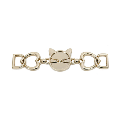 Oreilles de chat en forme de coeur sac à dos chaîne accessoires sac chaîne en métal de remplacement